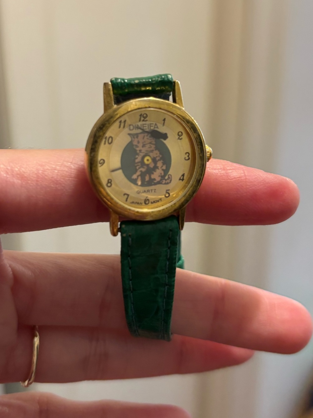 Vintage Kids Valdawn Cat and Mouse Watch